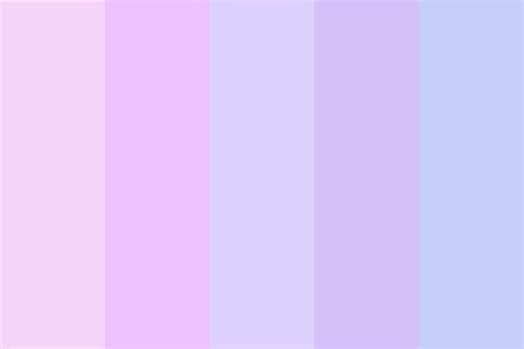 Pastel Pinks And Purples And Also A Blue Color Palette Colorpalette
