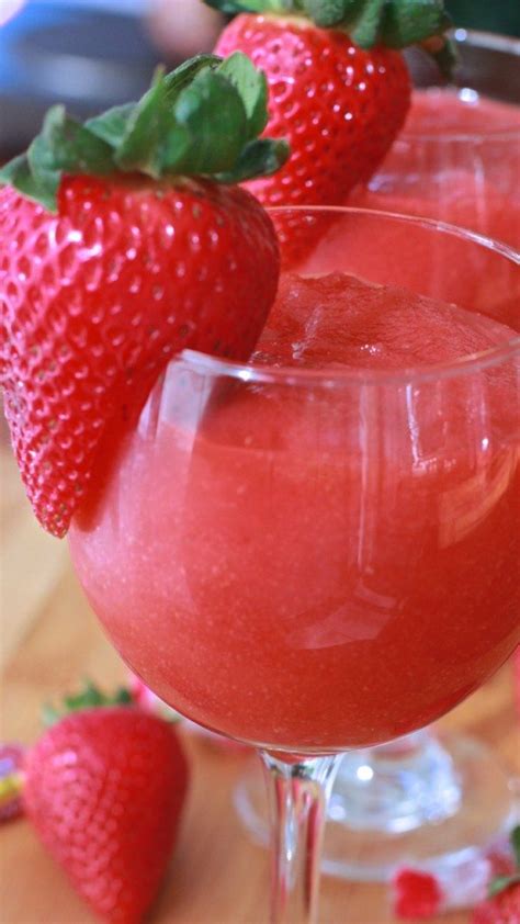 Easy Strawberry Wine Slushies Recipe Divas Can Cook