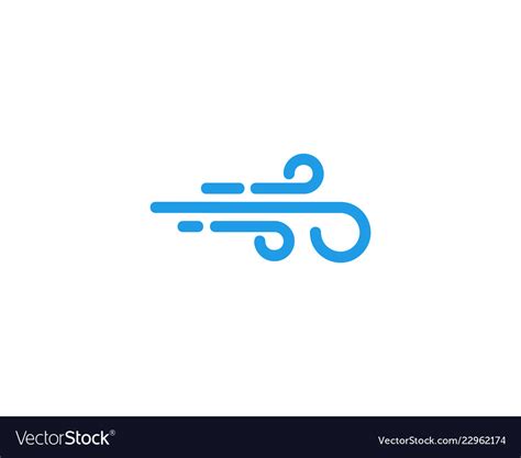 Wind Weather And Season Logo Icon Design Vector Image