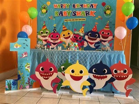 A few months ago, the baby shark craze had doo doo doo doo doo doo stuck in everyone's head—whether you had a kid or not. Boo boos party decor | Baby boy 1st birthday party, Shark ...