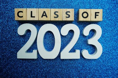 Graduation 2023 Education Background On Lined Paper Stock Photo Image