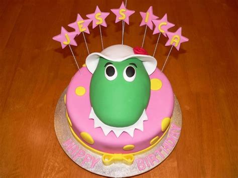 Dorothy The Dinosaur 10inch Round Cake Covered In Fondant Dorothy Head