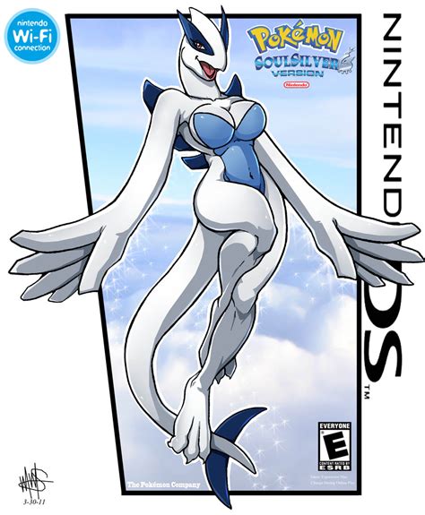 rule 34 anthro color female female only flying front view lugia nude pokemon solo tagme walter