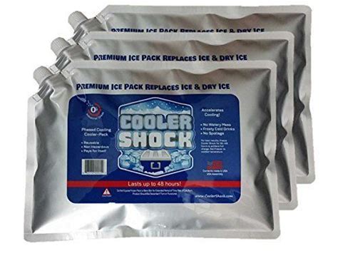 Camping Cooler Freeze Pack Reusable Thick Flexible Foil Outdoor Hiking