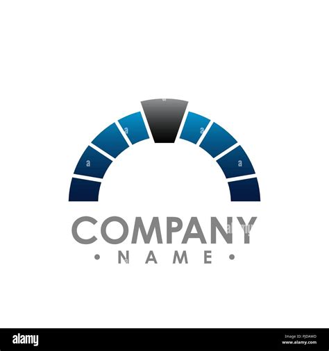 Half Circle Logo Stock Vector Images Alamy
