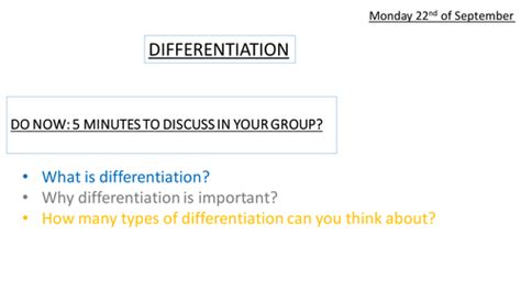 Whole School Cpd On Differentiation In Mfl Teaching Resources