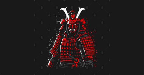 Demon Samurai Red Samurai T Shirt Teepublic