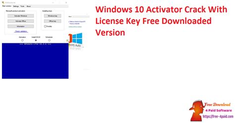 Windows 10 Activator Crack Free Downloaded Full Version 2023 Free Download 4 Paid Software