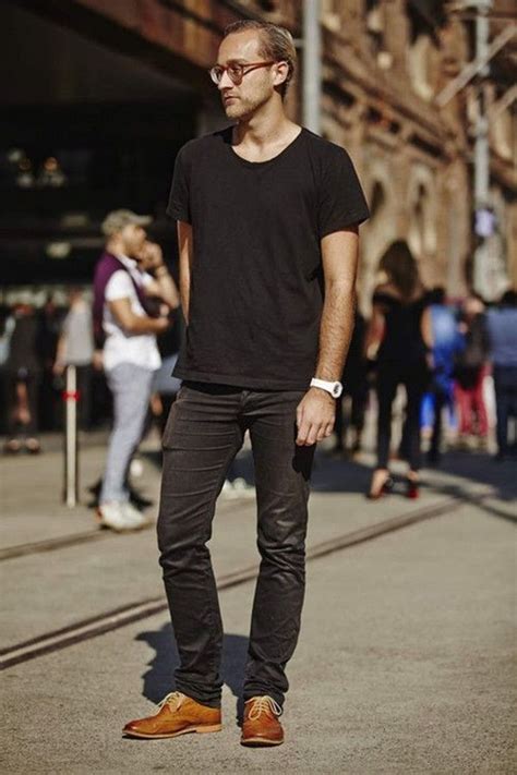 29 Cool Black Pants With Brown Shoes Outfits For Men Brown Shoes Outfit Brown Shoes Men