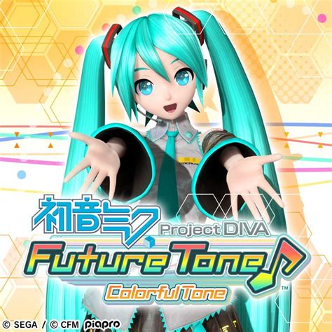 hatsune miku project diva future tone colorful tone 2017 playstation 4 box cover art