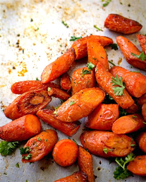 Oven Roasted Carrots Bunnys Warm Oven