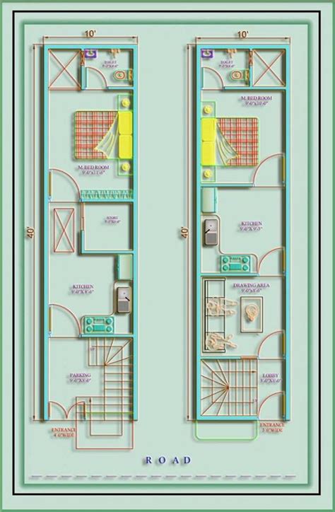 General details total area : 400 Square Feet House Plan Kerala Model as per Vastu in 2020 | Indian house plans, Unique small ...