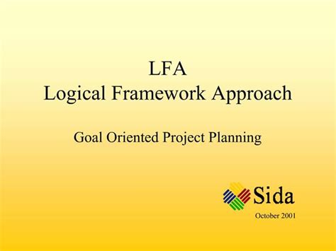 Ppt Lfa Logical Framework Approach Powerpoint Presentation Free