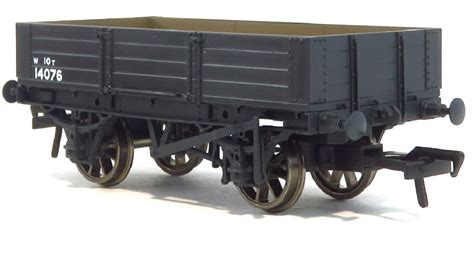 Rapdio 925008 10ton 4 Plank Open Wagonno W14076in Gwr Grey Livery
