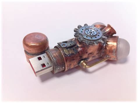Steampunk 16gb Usb Flash Drive Model 704 In A Tin Box Double Etsy