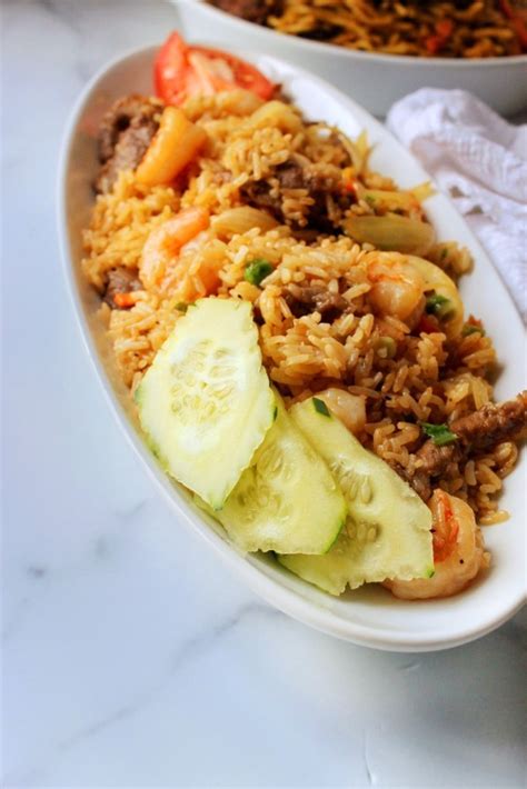 Shrimp And Beef Fried Rice Foodie Not A Chef Afrocaribbean Food Blog
