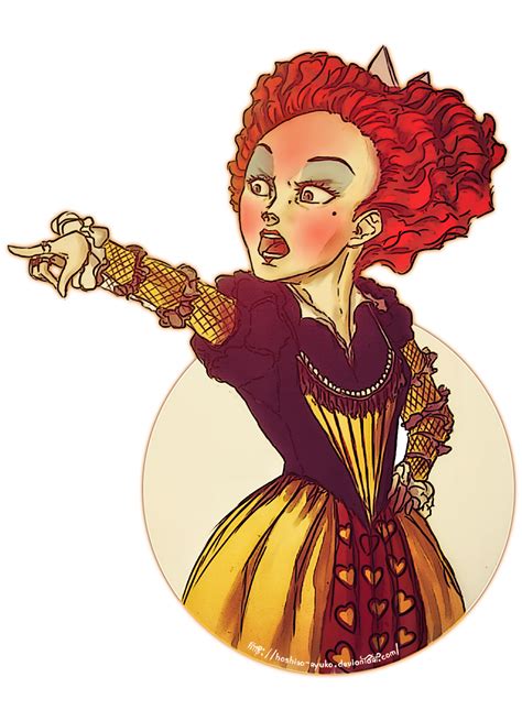 Off With Their Heads Illustration Of The Red Queen Iracebeth Of