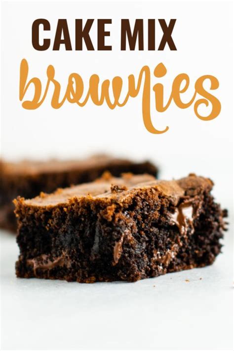 The Best Cake Mix Brownies Recipe Build Your Bite Cake Mix Brownies