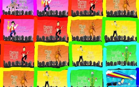 The Wiggles Rainbow Desktop Background