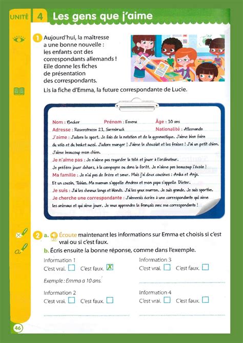 Comprehension Ecrite Delf Prim A2 Worksheet French 49 Off