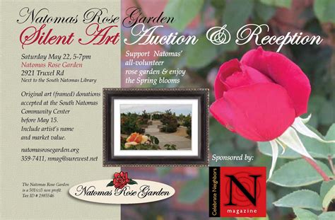 For A Good Cause Rose Garden Event Tomorrow The Natomas Buzz