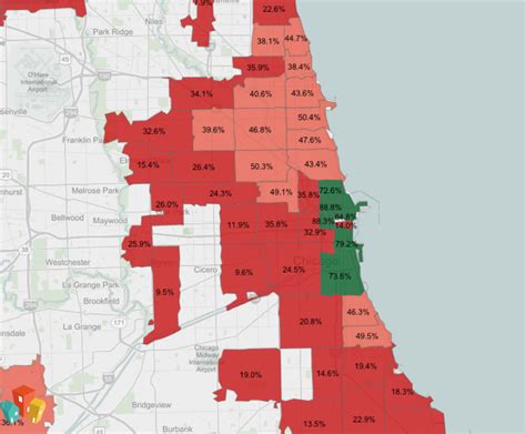 Chicago Downtown Zip Code Map Coastal Map World