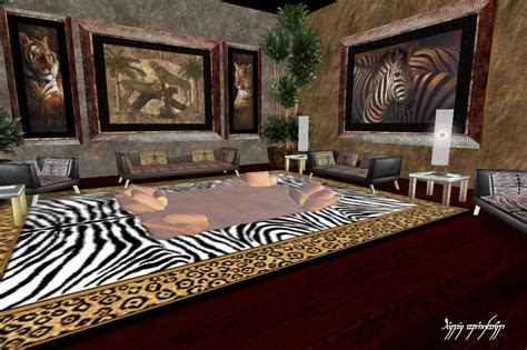 African Safari Inspired Home Decor Jungle Themed Living Room Ideas