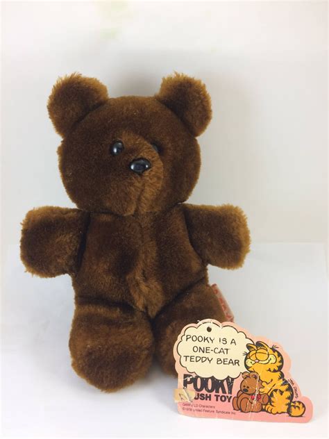 Pooky Garfields Teddy Bear Best Friend 80s Cartoon Character Security