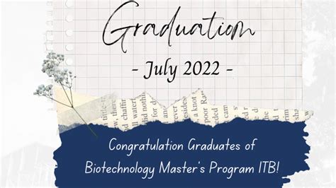 July 2022 Program Studi Magister Bioteknologi Sith Itb