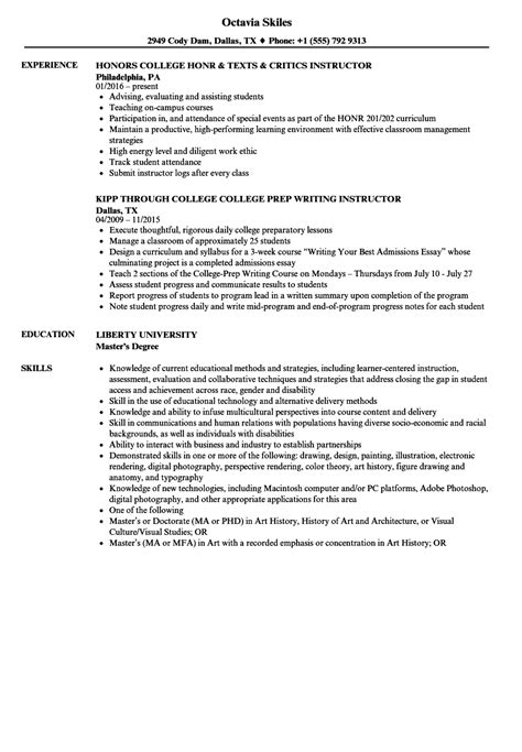 These lecturer sample resume formats guides you to write a good resume. College Instructor Resume Samples | Velvet Jobs
