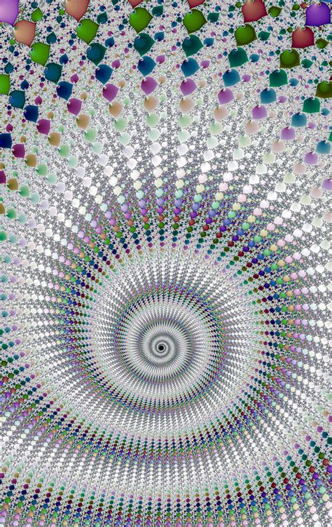 Amazing Fractal Spiral With Great Depth Digital Art By Matthias Hauser