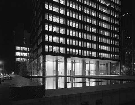 Architecture Mies Van Der Rohe The Seagram Building