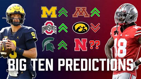 my updated big ten football predictions and bowl projections for 2023 college football 2023