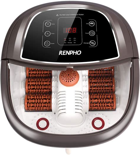 renpho heated foot spa bath massager