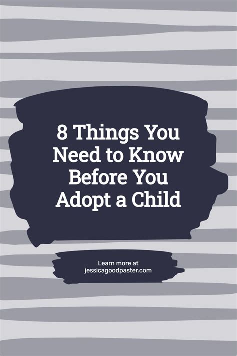 Things I Wish I Knew Before Our Adoption Jessicagoodpaster Com