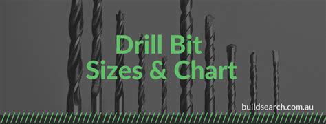 Drill Bit Size Chart Australia