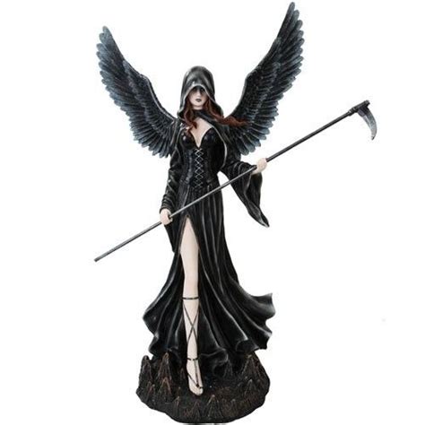 Dark Angel Large Dark Statue In 2019 Dragon Figurines Angel Statues