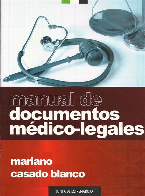 Manual De Documentos Médico Legales Blog De Tomás Cabacas