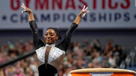 Simone Biles Wins Record Seventh National Womens All Around Title Cnn