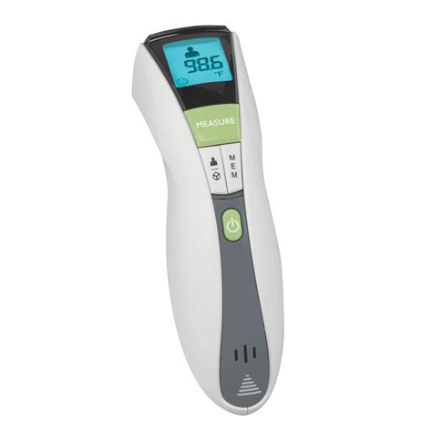 With the clock, the temperature is set at 30 o c to 50. Non-Contact Infrared Digital Thermometer