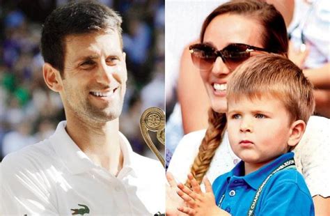 Novak djokovic just lost a tennis match. Novak Djokovic: 'My son Stefan will have a good backhand; it's in his DNA'