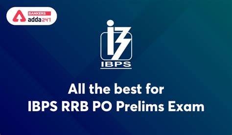 All The Best For Ibps Rrb Po Prelims Exam