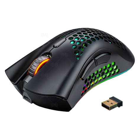 Yindiao A3 24g Wireless Mouse 1600dpi 7 Buttons Hollow Honeycomb