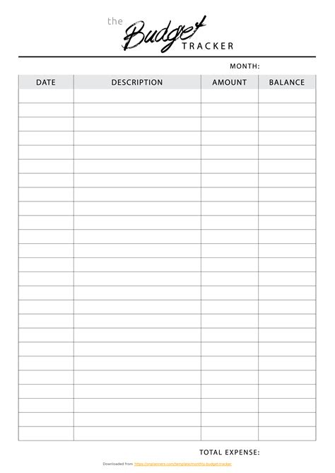 A single missed or late payment. Monthly budget tracker | Simple budget template, Budget tracker, Budget template printable