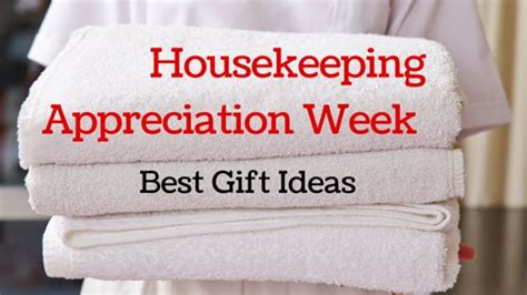 Housekeeping Appreciation Week Ideas Housekeeping Employee