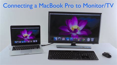 When you connect your mac and your ios devices to icloud, you can take advantage of apple's continuity feature, which apple's new m1 imac is proving popular with those who already have it, but those. How to Connect a MacBook Pro to a TV or Monitor - YouTube