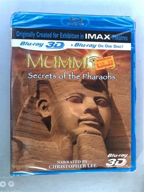 Mummies Secrets Of The Pharaohs Blu Ray Disc 2011 3d For Sale Online Ebay