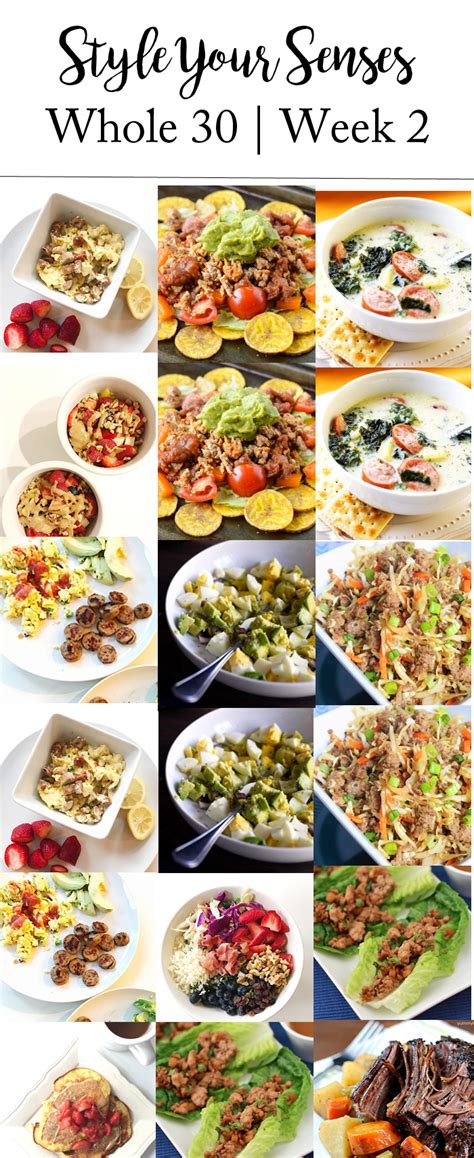 Whole30 Week 2 Meal Plan And Update Whole 30 Style Your Senses