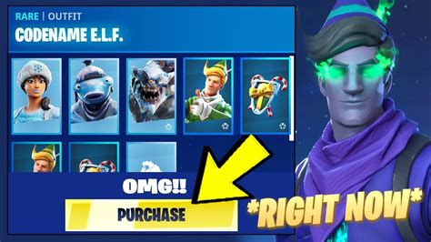 Offer us your platform, epic account email & epic id (psn id / xbox live id). RARE SKIN CODENAME ELF PLUS MINTY STYLE IN THE ITEM SHOP ...