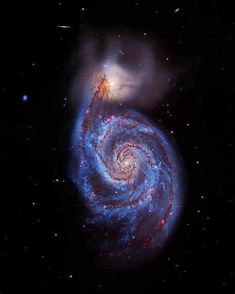 Whirlpool Galaxy Photograph By Tony And Daphne Hallasscience Photo